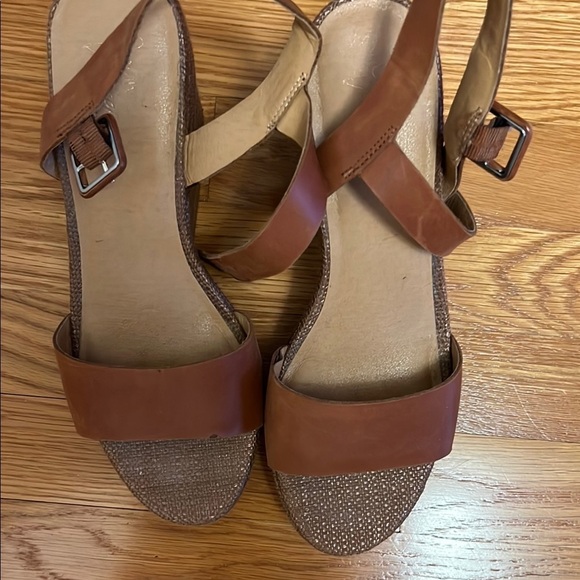 Crown Vintage Shoes - Crown Vintage Sandals, cognac Sz 9